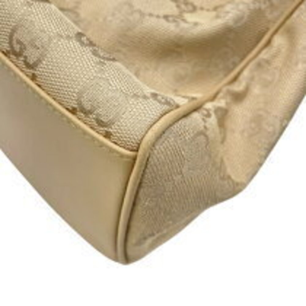 Gucci Beige Tote Tan Canvas Brown GG - Picture 10 of 11